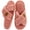 Orange Red, variant on Women's Slippers Fuzzy Plush Cross Band Open Toe Cozy Warm Indoor Non-Slip House Shoes