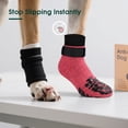 thumbnail image 5 of Kuoser Non-Slip Dog Socks for Hardwood Floors & Hot Pavement, Adjustable Pet Socks to Stop Licking and Slipping, Pink, XS, 5 of 8
