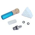 thumbnail image 1 of Compresor de bomba manual PCP, recarga sencilla, separador de aceite y agua para filtro de tratamiento, color azul y plateado, 1 of 5