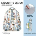 thumbnail image 5 of "Chicken Print College Bookbag - Durable & Waterproof Backpack for Students, Lightweight, Trendy Design, Spacious, Perfect for Work & Commute", 5 of 6