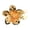 Gold, variant on Elegant Flower Button Covers Cufflinks for Women Shirt Collar Clips Buttons
