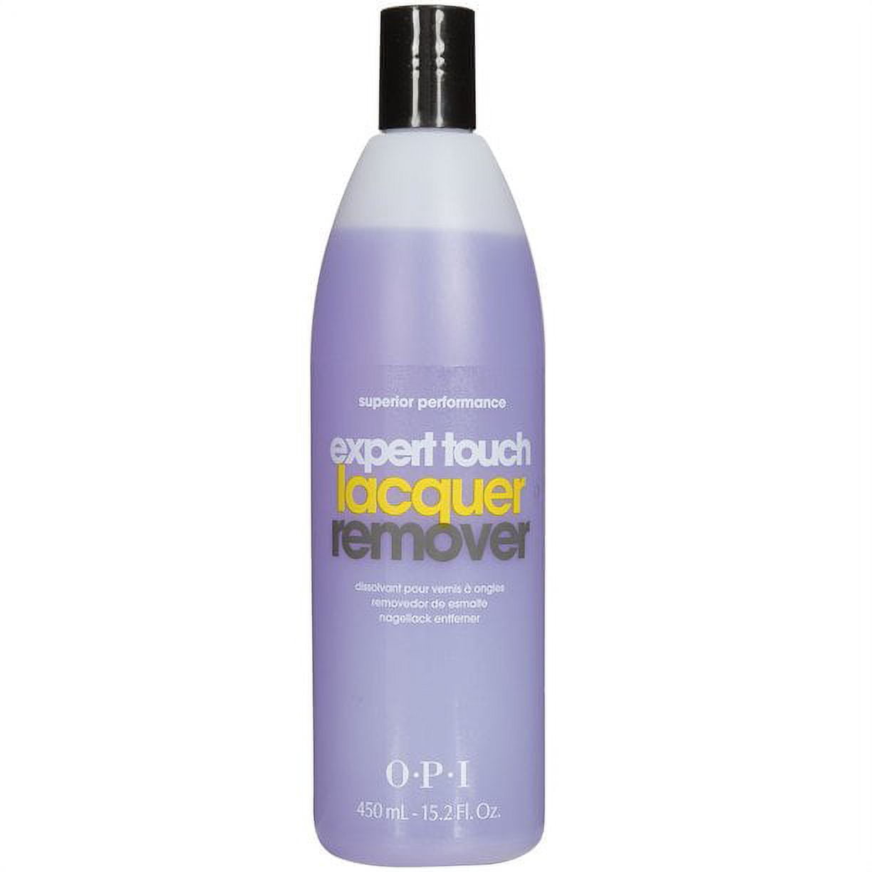 OPI Expert Touch Polish/Gel Nail Polish Remover, 15.2 Fl Oz + FREE Removal Wraps 20ct