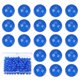 thumbnail image 1 of Cuentas de piedra natural Uxcell Cuentas de calcedonia para hacer joyas Pulsera Collar Azul oscuro 8mm, 1 of 7