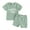 Green, variant on Bagilaanoe 2pcs Toddler Baby Girl Shorts Set Short Sleeve Letter Print T Shirt Tops + Shorts 6M 12M 18M 24M 3T Kids Casual Summer Clothes