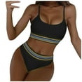 thumbnail image 1 of DPTALR Bikini pour Femmes Imprimé Maillot de Bain Deux Pièces Ensemble de Plage, 1 of 7