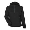 thumbnail image 4 of North End NE810W Women's Aura Lightweight Packable Anorak-BLACK/ CARBON-XS, 4 of 6