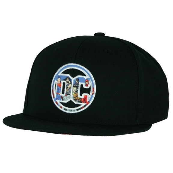 DC Comics Hat Men's Superman Wonder Woman Batman The Flash Embroidered Snapback OSFM