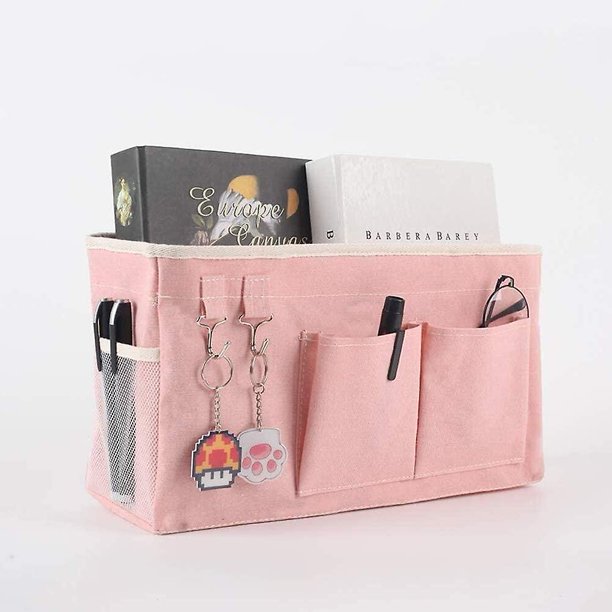 Bolsa de almacenamiento colgante para mesita de noche, cabecero, literas, dormitorios, libros, teléfono y revistero