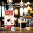 thumbnail image 3 of Caffè VIVO Espresso Italiano Forte (10 Nepresso Compatible Capsules), 3 of 7