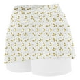 thumbnail image 6 of Gamivast Girls Athletic Skort High Waist Tennis Skirts Leaf-Print High-Waisted A-Line Skorts with Built-in Shorts Casual Back to School Clothing for Teen, 6 of 6