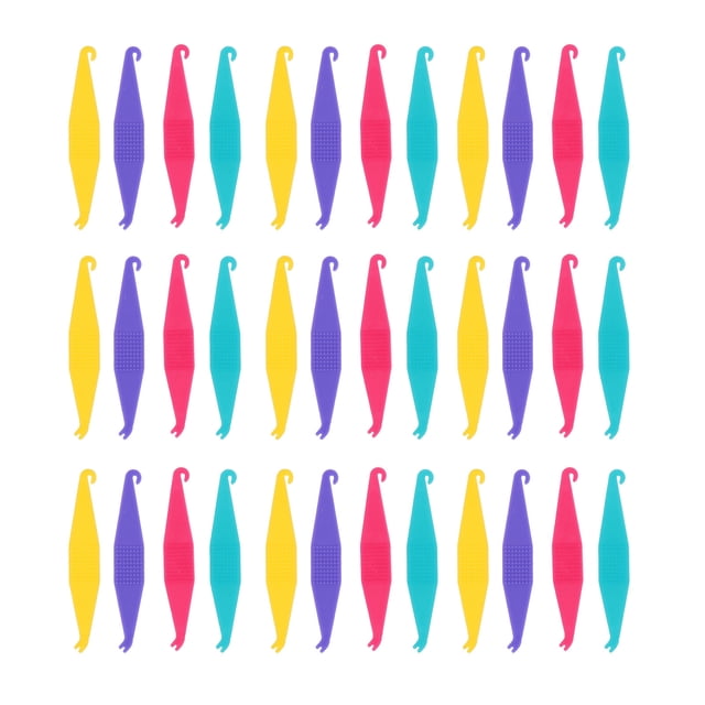 FELTECHELECTR 50 ganchos de goma para colocar bandas elásticas de ortodoncia (colores variados)