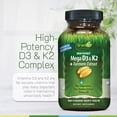 thumbnail image 6 of Irwin Naturals High Potency Mega D3 & K2 + Turmeric Extract — 60 Liquid Soft-Gels, 6 of 9