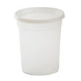 thumbnail image 2 of Plastic Soup/Food Container with Lids, 32 oz, 240 Piece, 2 of 2