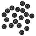 thumbnail image 1 of Unique Bargains Perles de Pêche Rondes en Plastique 10 mm Outil d'Attirail Noir 200 Pcs, 1 of 5