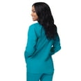 thumbnail image 2 of Sivvan Women's Scrubs Warm-Up Jacket / Front Snaps - Round Neck, 2 of 7
