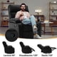 thumbnail image 4 of MYXSRI Sillón Reclinable Giratorio con Mecedora, Silla Reclinable Mecedora para Espacios Pequeños, Silla Reclinable Mecedora Pequeña, Sillas Mecedoras para Guardería para Sala de Estar, Casa Rodante, 4 of 9