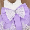 thumbnail image 3 of Musuos 2pcs Newborn Baby Girl Dress Lace Princess Tutu Party Dress + Headband Outfits, 3 of 5
