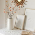 thumbnail image 5 of 4pcs 38"Fall Artificial Ficus Branches Greenery Branches， Autumn Fake Plants with Stems Faux Yellow Leaf Shrub Bushes for Home Indoor Centerpiece Vase Filler，Thanksgiving Banquet Decor.(Orange), 5 of 8