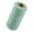 thumbnail image 1 of yuksok 5-6pack 328 Feet (100m)Colored Cotton Twine String Rope Cord for Crafts Green 6 Pcs, 1 of 8
