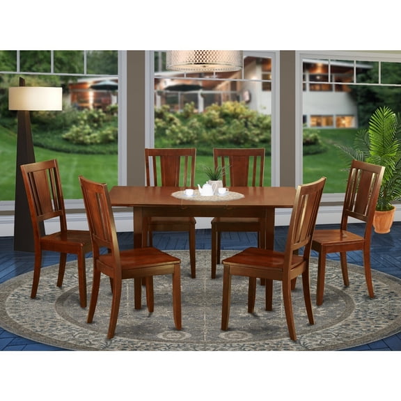 Dinette Set with Extension Leaf |Dining Table & Chairs |Modern Kitchen Table Set |54/66 Inch Table