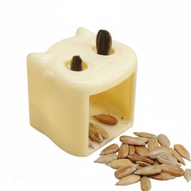Desgranadora De Granos Sun-Kissed Diseño De Dos Orificios Desgranadora De Granos Sun-Kissed Fácil De Usar Utensilio De Cocina Para Niños, Viajes, Fiestas Blanco