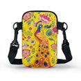 thumbnail image 2 of HELLHERO Peacock Floral Design Shoulder Bag Stylish, Double Layer for Travel Daily Use, Casual Travel, 2 of 7