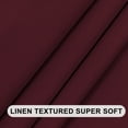 thumbnail image 2 of XWZO Farmhouse Burgundy Valance Curtain for Kitchen, Room Darkening Rod Pocket Short Curtains for Bathroom, Window Toppers Cafe Curtain 1 Panel, W60 x L18, Burgundy, 2 of 8