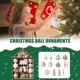 thumbnail image 5 of Juego de 70 piezas de adornos de bolas de Navidad surtidos adornos colgantes para árboles de Navidad (A) Sywqhk Libre de BPA, 5 of 9