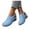 Sky Blue, variant on Tbopshirt Plus Size Summer Wedge Sandals for Women Dressy Closed Toe Wedge Heel Trendy Comfortable Solid Color Casual Beach Vacation