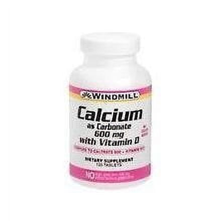 Windmill Calcium Citrate  Easily Absorbed Compare To Citracal 120 Count