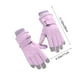 thumbnail image 3 of Guantes de ciclismo con pantalla táctil | Guantes de cinco dedos impermeables, resistentes al viento y cálidos con forro polar | Agarre antideslizante con correa ajustable en la muñeca | Deportes de, 3 of 6