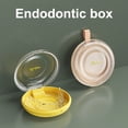 thumbnail image 2 of Denture Box Portable Transparent Lid ABS Plastic Air Tight Round Retainer Case Holder for Traveling, 2 of 8