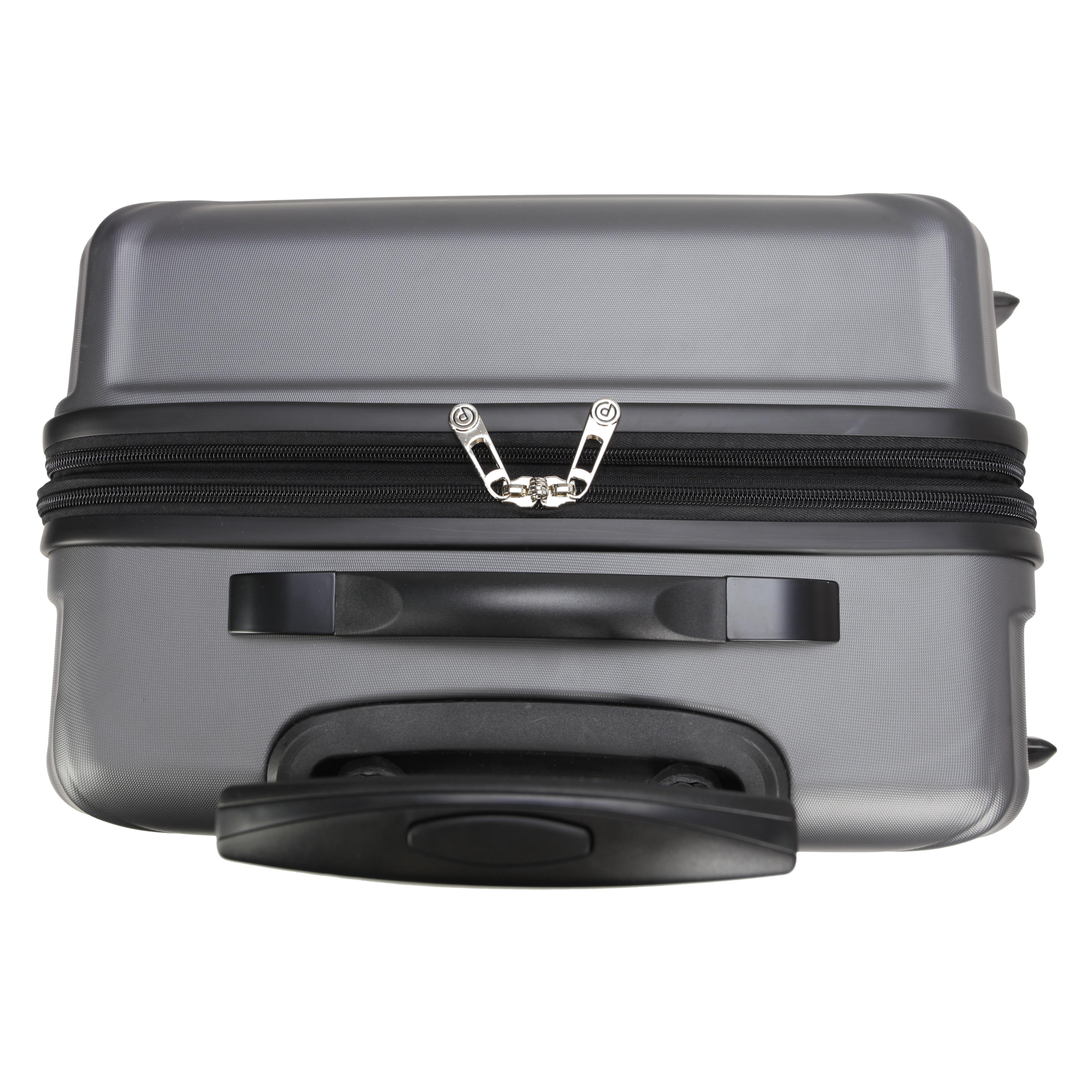 Protege 24 inch 4-wheel Hard Side Spinner Luggage - Keystone Gray