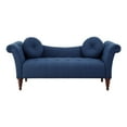 thumbnail image 3 of OakvillePark Wildwood Fabric Upholstered Settee Sofa, Blue, 3 of 7