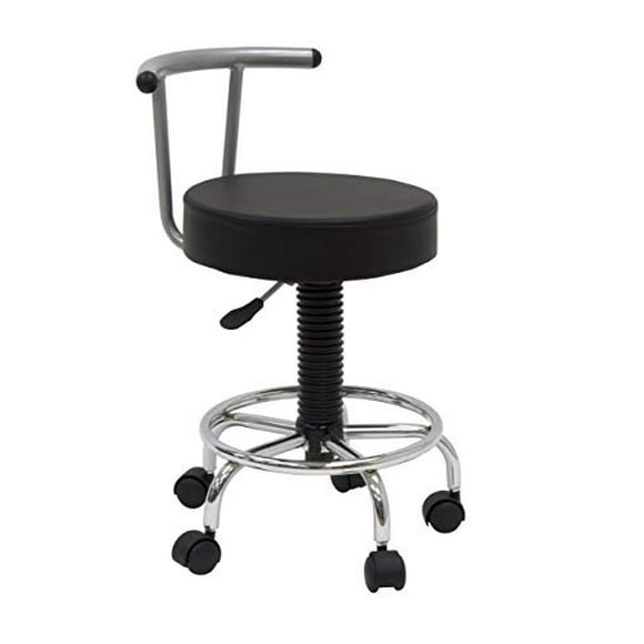 Studio Designs Futura Stool in Silver with Black 13181