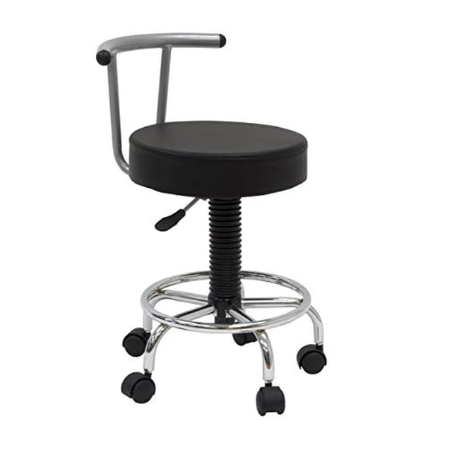 Studio Designs Futura Stool in Silver with Black 13181