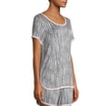 thumbnail image 7 of Secret Treasures Essentials Women's and Women's Plus Crew Neck Sleepwear Top, 7 of 7