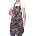 thumbnail image 3 of Goofa Snakes And Snake Fruit Printed Waterproof Apron 33" Chef Aprons for Men Heavy Duty Chemical Work Apron Adjustable Bib Apron, 3 of 9