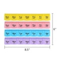 thumbnail image 5 of Equate 4-A-Day Weekly Pill Planner, Multicolor, 5 of 6