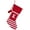 K, variant on V Christmas Stocking Large Letters Holiday Decorations Festive Tree Hanging Ornament Polyester Fiber 19.68X10.63X1.18 Inches Spacious Design For Gifts And Candy Storage 0.24 Lb