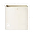 thumbnail image 3 of 3 Sprouts Children's Foldable Fabric Storage Cube Soft Toy Bin Basket, Yeti, 3 of 5