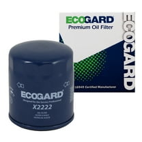 ECOGARD X2222 Premium Spin-On Engine Oil Filter for Conventional Oil Fits Chevrolet Silverado 1500 5.3L 2007-2013, Silverado 2500 HD 6.0L 2007-2019, Tahoe 5.3L 2007-2014, Malibu 2.5L 2013-2015