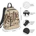 thumbnail image 4 of Daiia Coffee Time (2) School Backpack for Men and Women Lightweight Backpack Durable Backpack Water-Resistant,Travel,Work Bag, 4 of 9