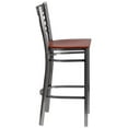 thumbnail image 5 of Home Square 29" X Back Wood Bar Stool in Cherry Finish - Set of 2, 5 of 7