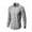 Gray, variant on Clearance! Hontri Men's Fashion Business Leisure Lapel Pure Color Long-Sleeved Shirt Top Blouse Men Shirts White M