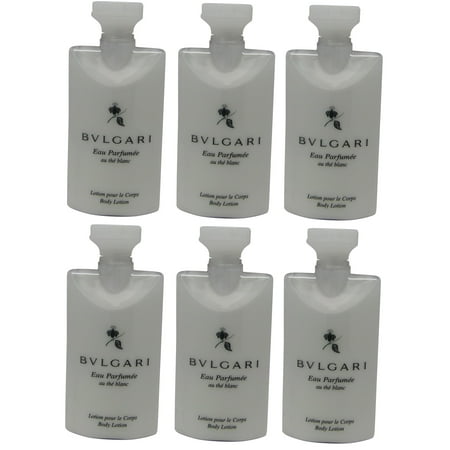 Bvlgari  Bvlgari White Tea au the blanc Body Lotion Set of 6 ea 2.5oz