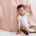 thumbnail image 3 of 3 Sprouts Kids Play Tent Playhouse Castle with Recycled Fabric for Indoor and Outdoor Games in Misty Pink, 3 of 6