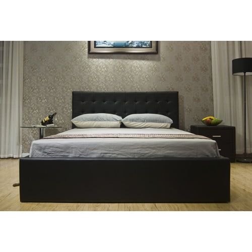 Greatime BS1111-2 Storage Bed, King, Black Images Greatime BS1111-2 Storage Bed, King, Black