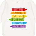 thumbnail image 3 of Inktastic Colored Crayons Toddler Sweatshirt, 3 of 4