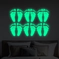 thumbnail image 4 of LHWEN Hallowe-en Luminous Wall Stickers Removable Horrifying Footmark DIY Sticky Mural Decals PVC Material Realistic Shapes Easy to Apply and for Home Living Room Bedroom Bathroom Hallowe-en Decor, 4 of 8